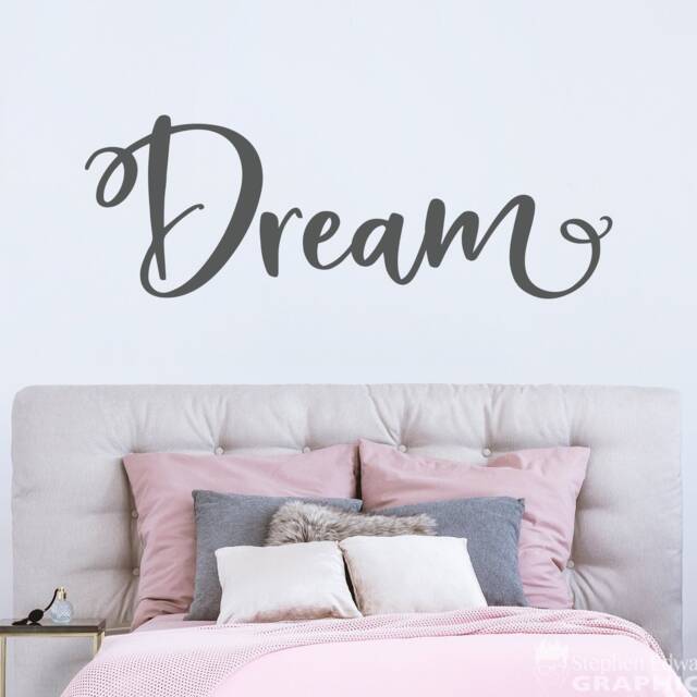 Dream Decal - Bedroom Wall Decor Sticker Vinyl - image 1