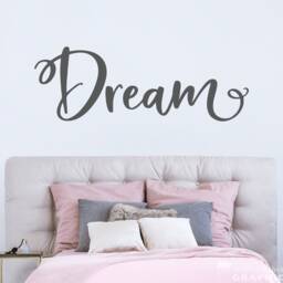 Dream Decal - Bedroom Wall Decor Sticker Vinyl - thumbnail 1