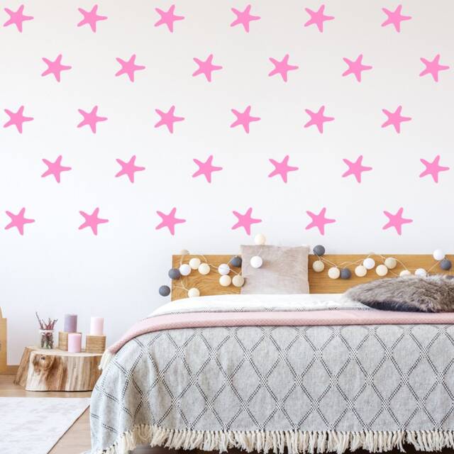 Vwaq Sea Star Wall Art Beach Decor - Starfish Nautical Decal Seastar - image 1
