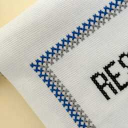Personalized Cross Stitch Wall Hanging, Custom Quote Sign, Textile Art - thumbnail 2