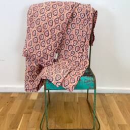 Handcrafted Block Print Children's Quilt - Nursery Bedding For Kids, Single Sized Quilt - thumbnail 3