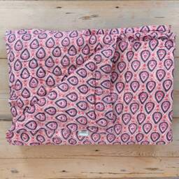 Handcrafted Block Print Children's Quilt - Nursery Bedding For Kids, Single Sized Quilt - thumbnail 2