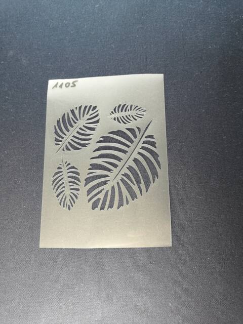 Leaf Stencil, Flexible, Reusable, 125Micron, Wall Decor, Home Decor, Furniture Painting, Card Making, Craft Stencil From Bitofeverythingbyb