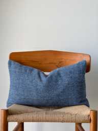 Indigo Neutral Natural Color & Fiber Pillow Cover - thumbnail 1