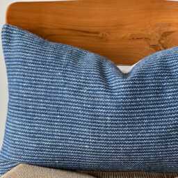 Indigo Neutral Natural Color & Fiber Pillow Cover - thumbnail 2