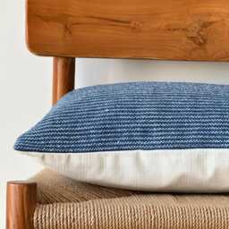 Indigo Neutral Natural Color & Fiber Pillow Cover - thumbnail 4