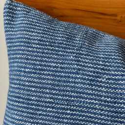 Indigo Neutral Natural Color & Fiber Pillow Cover - thumbnail 3