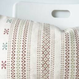 Tribal Hemp Hand Woven Natural Dye Color Pillow Cover - thumbnail 2