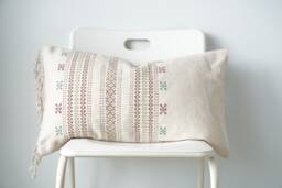 Tribal Hemp Hand Woven Natural Dye Color Pillow Cover - thumbnail 1