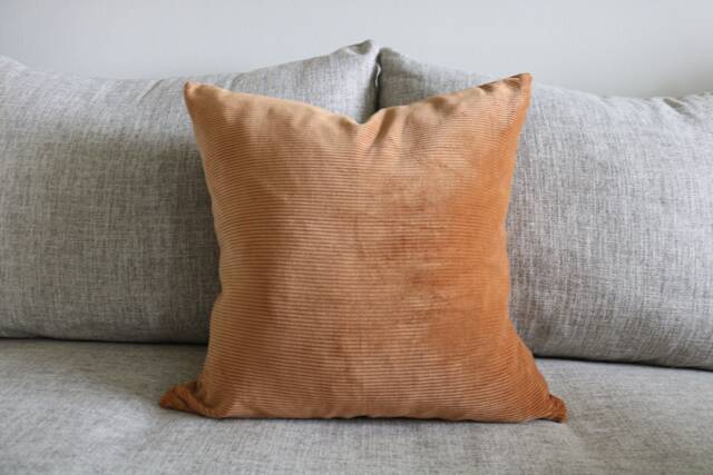 20 - Corduroy Orange Pillow Cover 18 - image 1