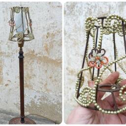 Handmade in France Lampshade Beadwork/Bohemian - thumbnail 2