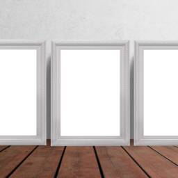 A2 Poster Frames/ A3/A4 Photo Frame A5 - Black Gold Picture Ornate With A Matt -Pack Of 3 Frames Shabby Chic - thumbnail 4