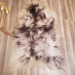 Genuine Sheepskin Rug 100% Sheep Skin Leather Decorative Rug Comfy, Area Rugs Carpet Outdoor Throw - thumbnail 2