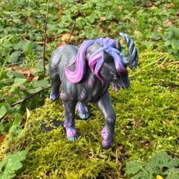 Night Mare Unicorn Ardenweald Diorama 12cm X 15cm 3D Printed Figure - thumbnail 4