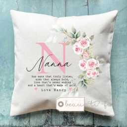 Personalised Mum Gift Nana Nanna Grandma Auntie Gran Granny Home Wildflower Floral Ceramic Small Vase Jug Mug Birthday Gift Mother's Day - thumbnail 3