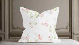 William Morris Charlotte Rose Cushion, Handmade Pillow, Decorative Scatter Arts & Crafts Sofa Cushion - thumbnail 1
