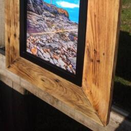 Rustic Frame-A4 Bespoke Frame-Chunky-Industrial Modern-Fathers Day-Reclaimed Timber-Sustainably Sourced-Photo Frame-Natural Wood-Farmhouse - thumbnail 2