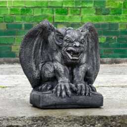 Concrete Monster Statue Stone Gothic Gargoyle Sculpture Outdoor Figure Cement Gremlin Ornament Garden Guardian Decor Mythical Creature Gift - thumbnail 1