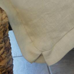 Flanged Edge Duvet Cover in Cotton - Headboard Slipcover- Bedding - thumbnail 2