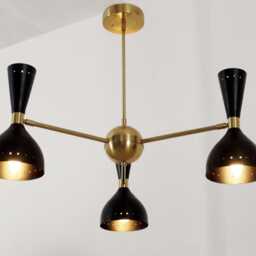 6 Light Mid Century Sputnik Chandelier Diabolo Stilnovo Style , Modern Ceiling Lamp Light Kitchen Dining Inscapes Design - thumbnail 2