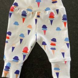 Baby Blanket & Newborn Hat Or Headband Set. Leggings. Ice Cream Swaddle. Take Home Photo Prop. Shower Gift - thumbnail 4