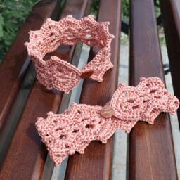 Crochet Curtain Tiebacks, Custom Order Available - thumbnail 2