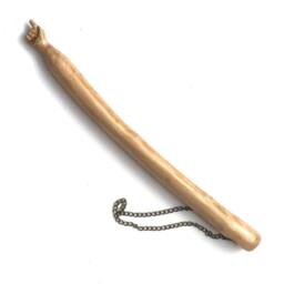 Engraved Olive Wood Yad, Torah Pointer, Bar Mitzvah Gift - thumbnail 2