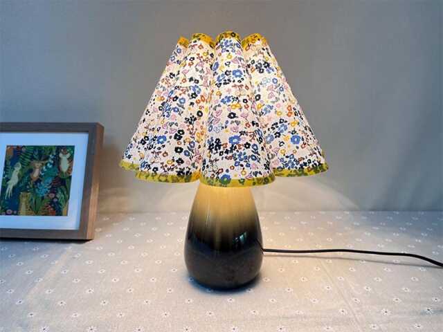 Nursery Lamp Shades, Florals Lampshades For Table Lamp, Handmade Scallop Lampshade - image 1