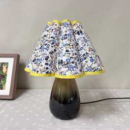 Nursery Lamp Shades, Florals Lampshades For Table Lamp, Handmade Scallop Lampshade - thumbnail 2