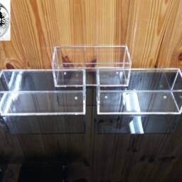 Sunglasses Eyeglasses Glasses Wall Mount Holder Stand Display With Adhesive Tape - thumbnail 2