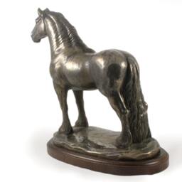 Fresian Horse - Mare, Horse Wooden Base Statue, Limited Edition, Artdog - thumbnail 2