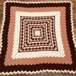 Crochet Shell Stitch Baby Blanket, Crochet Handmade Afghan