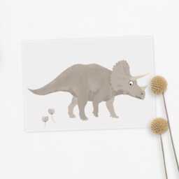 Iron-On Patch Triceratops Dinosaur - thumbnail 3