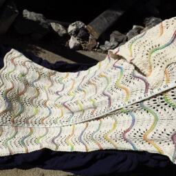 All Cotton Baby Blanket in Off White - thumbnail 2