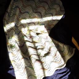 All Cotton Baby Blanket in Off White - thumbnail 4