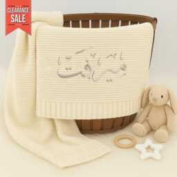 Embroidered Islamic Baby Name Blanket, Personalised Arabic Calligraphic Newborn Gifts, Shower Blankets, Gifts - thumbnail 1