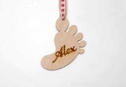 Personalized Christmas Baubles Baby , Christmas Tree, Christmas Baubles Handmade, First Bauble, Custom Gift Tags With Name