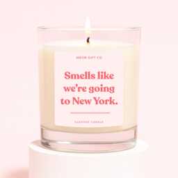 New York Gifts - We're Going To Surprise Candle Trip Reveal Label - thumbnail 1