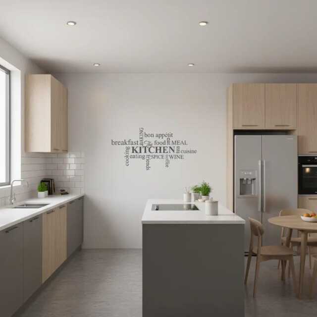Kitchen Wall Art Sticker Cloud, Word Sticker, Decor, Art, Words For The Kitchen - image 1