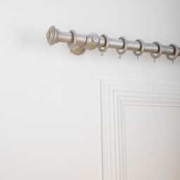 Wood Curtain Pole Kit With Cabriole Finial, Dia. 35mm - thumbnail 2