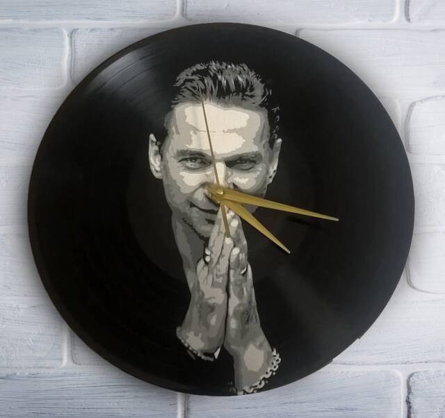 Dave Gahan Vinyl Record Clock Painted Music Lover Gift - image 1