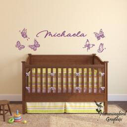 Butterfly Wall Decals Nursery & Child's Room Decor - thumbnail 2