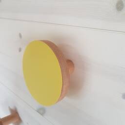 Yellow Hook/Wooden Nursery Hook/ Kids Room Wooden Hook/Rack/Hangers/Beech Wood/Home Decor/Baby Hanger/Children Wall Decor - thumbnail 3