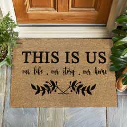 This Is Us, Our Life, Story, Home Doormat - A Heartfelt Welcome Mat For Families & Loved Spaces Family Decor - thumbnail 1