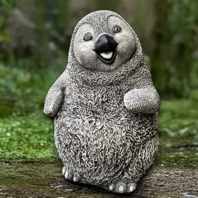 Large Penguin Statue Concrete Sculpture Stone Bird Figurine Garden Wildlife Ornament Handmade Penguin Lover Gift - image 1