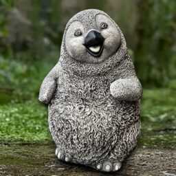 Large Penguin Statue Concrete Sculpture Stone Bird Figurine Garden Wildlife Ornament Handmade Penguin Lover Gift - thumbnail 1