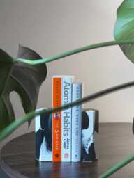 Unique Bookends Handcrafted From Jesmonite/Marble Home Decor Shelf Interior Styling