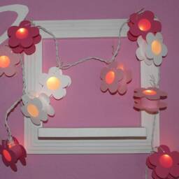 Floral Fairy Lights For Children's Rooms - Individual Color Selection Various Designs - thumbnail 3
