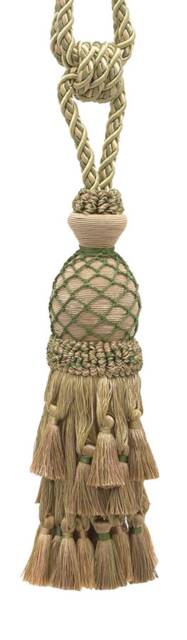 "D??copro Curtain Tassel Tieback, Length 11"" - 27.5cm, Spread 34" - image 1