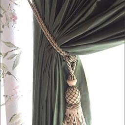 "D??copro Curtain Tassel Tieback, Length 11"" - 27.5cm, Spread 34" - thumbnail 3